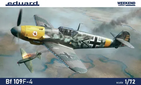Krabice plastikové stavebnice Eduard 7478 Bf 109F-4 Weekend Edition v měřítku 1/72