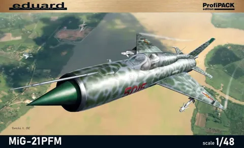 Krabice stavebnice Eduard 8237 MiG-21PFM 1/48 ProfiPACK s fotolepty a obtisky