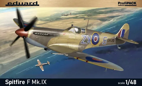 Krabice stavebnice Eduard ProfiPACK 8282 Spitfire Mk.IXc raná verze v měřítku 1/48