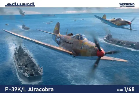 Krabice stavebnice Eduard 8463 Weekend Edition P-39K/L Airacobra v měřítku 1/48
