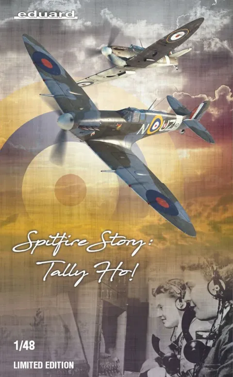 Krabice limitované stavebnice Eduard 11146 Spitfire Story: Tally Ho! DUAL COMBO 1/48