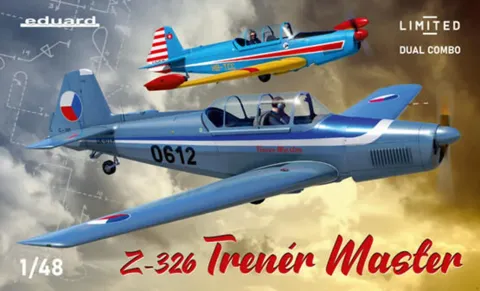 Krabice stavebnice Eduard 11167 Z-326 Trenér Master DUAL COMBO 1/48, limitovaná edice