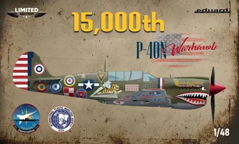 Krabice stavebnice Eduard 11193 15,000th Curtiss P-40N Warhawk v měřítku 1/48
