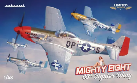 Krabice stavebnice Eduard 11196 Mighty Eighth: 65th Fighter Wing P-51D Mustang 1/48