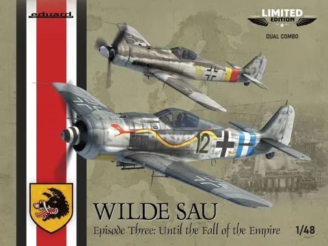 Krabice stavebnice Eduard 11199 WILDE SAU Episode Three 1/48 s Fw 190A-8 a Fw 190D-9