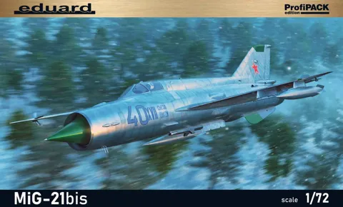 Krabice plastikové stavebnice Eduard 70146 MiG-21bis 1/72 ProfiPACK