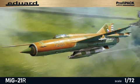 Krabice stavebnice Eduard 70147 MiG-21R ProfiPACK v měřítku 1/72