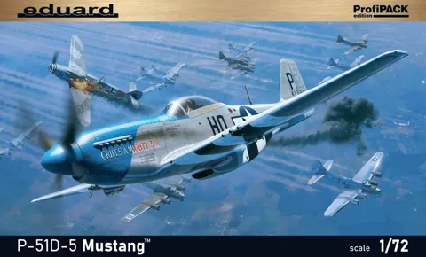 Krabice stavebnice Eduard ProfiPACK 70171 P-51D-5 Mustang v měřítku 1/72