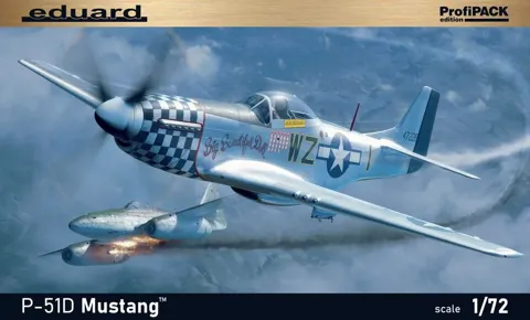 Krabice stavebnice Eduard ProfiPACK 70173 P-51D Mustang v měřítku 1/72