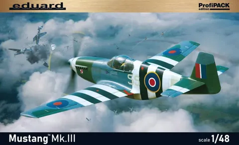 Krabice stavebnice Eduard ProfiPACK 82109 Mustang Mk.III v měřítku 1/48