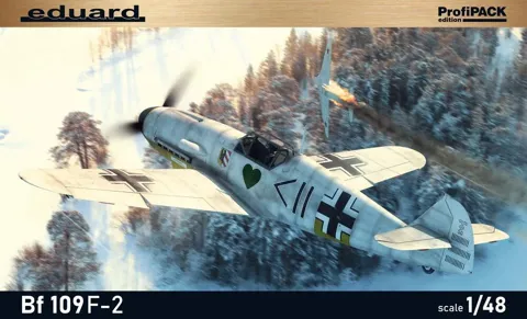 Krabice stavebnice Eduard 82115 Bf 109F-2 ProfiPACK v měřítku 1/48