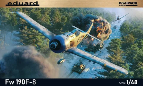 Krabice plastikové stavebnice Eduard 82139 Fw 190F-8 ProfiPACK v měřítku 1/48