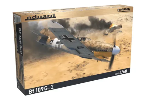 Krabice stavebnice Eduard 82165 Bf 109G-2 ProfiPACK v měřítku 1/48