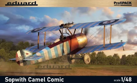Krabice stavebnice Eduard ProfiPACK 82175 Sopwith Camel Comic v měřítku 1/48