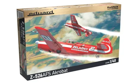 Krabice stavebnice Eduard ProfiPACK 82184 Z-526AFS Akrobat v měřítku 1/48