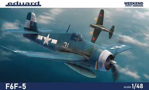 Krabice stavebnice Eduard Weekend Edition 84181 F6F-5 Hellcat v měřítku 1/48