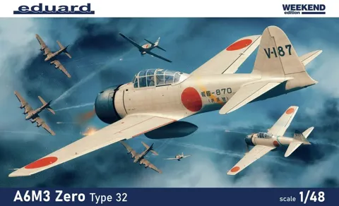 Krabice stavebnice Eduard Weekend 84191 A6M3 Zero Type 32 v měřítku 1/48
