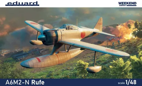 Krabice stavebnice Eduard 84208 A6M2-N Rufe 1/48 Weekend Edition, japonský plovákový stíhací letoun