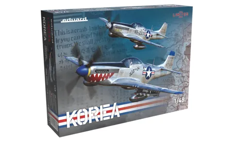 Krabice stavebnice Eduard 11161 KOREA DUAL COMBO 1/48 s Mustangy F-51D a RF-51D