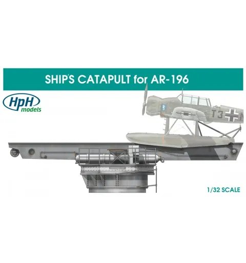 Lodní katapult HPH Models HPH32004R v měřítku 1/32 pro model Arado Ar 196