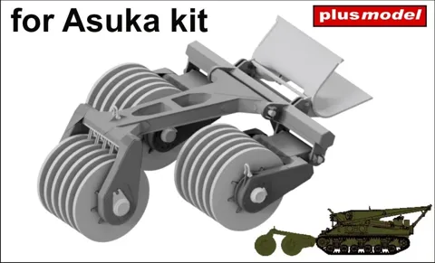 Konverzní sada Plus Model 598 T1E1 US odminovač pro Sherman v měřítku 1/35