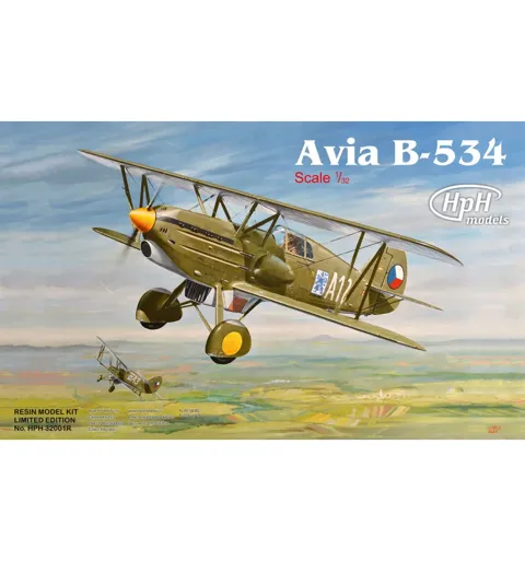 Stavebnice HPH Models HPH3201R Avia B-534 v měřítku 1/32