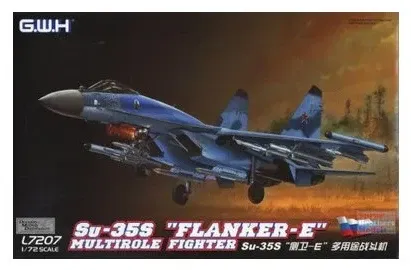 Krabice plastikové stavebnice Great Wall Hobby L7207 Su-35S Flanker E v měřítku 1/72