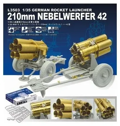 Krabice stavebnice Great Wall Hobby GWHL3503 21 cm Nebelwerfer 42 v měřítku 1/35