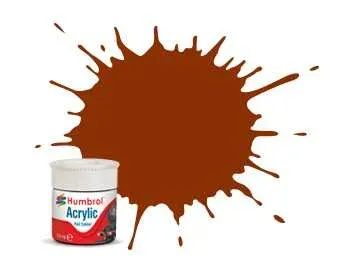 Lahvička akrylové barvy Humbrol Acrylic AB2418 RC418 červená EWS matná 14 ml