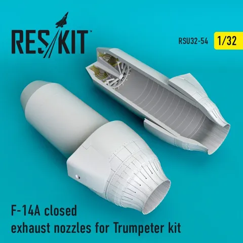 Sada zavřených výfukových trysek Reskit RSU32-0054 pro F-14A Tomcat 1/32 Trumpeter