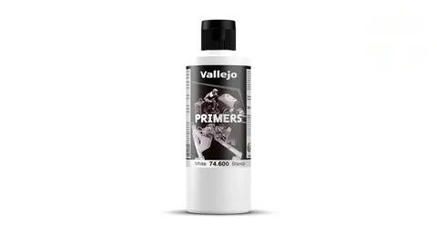 Lahvička základové barvy Vallejo Surface Primer 74600 bílá 200 ml
