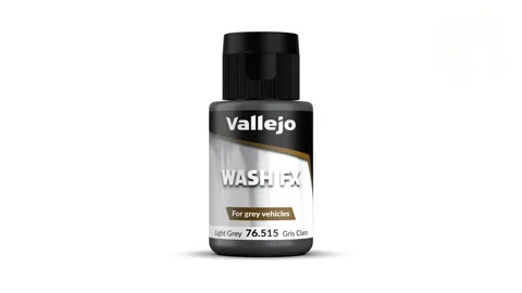 Lahvička washe Vallejo Wash FX 76515 světle šedý wash 35 ml