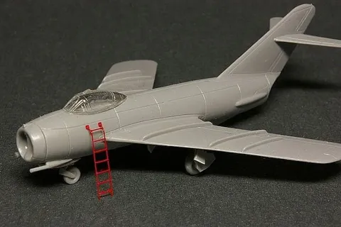 Fotoleptová sada Brengun BRL144098 – přístupový žebřík k MiG-15/17 v měřítku 1/144