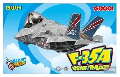 Krabice plastikové stavebnice Great Wall Hobby GWHQ001 F-35A USAF/RAAF Egg