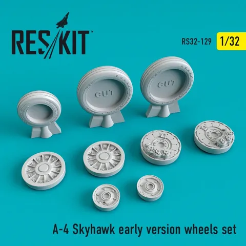 Sada kol Reskit RS32-0129 pro A-4 Skyhawk raná verze v měřítku 1/32