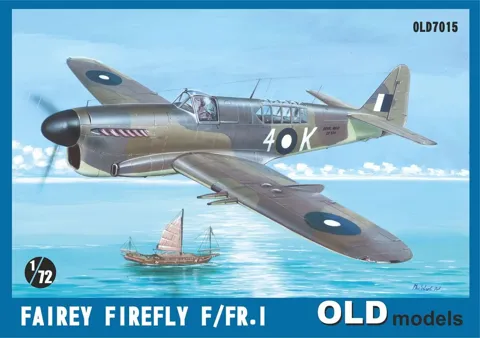 Krabice stavebnice Sabre Kits OLD7015 Fairey Firefly FR.I v měřítku 1/72