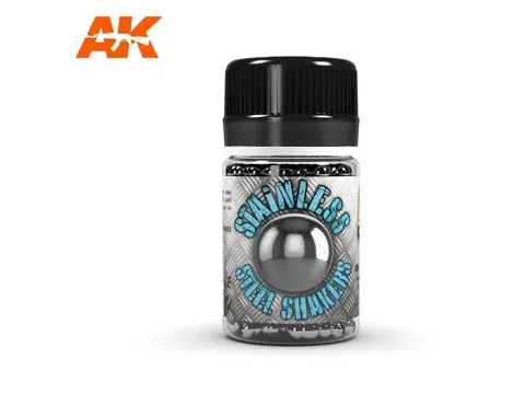 Balení nerezových míchacích kuliček AK Interactive AK892 Stainless Steel Shakers, 250 ks