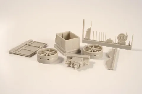 Resinová stavebnice CMK 8051 německé požární čerpadlo 1. světové války v měřítku 1/48
