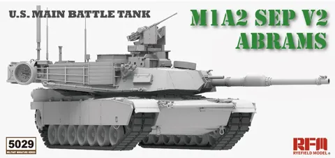 Krabice stavebnice Rye Field Model RFM5029 M1A2 SEP V2 Abrams v měřítku 1/35