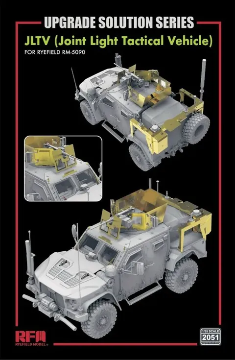 Balení upgrade sady Rye Field Model RFM2051 pro stavebnici JLTV v měřítku 1/35