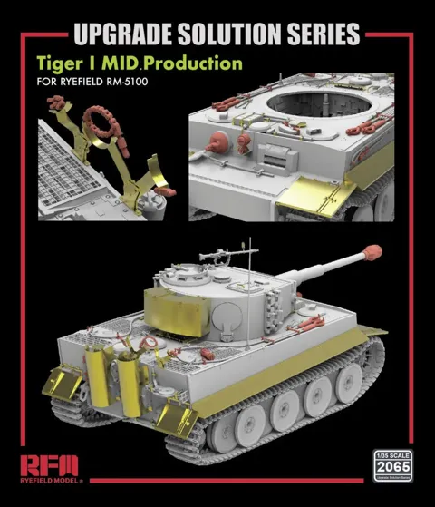 Doplňková sada Rye Field Model RFM2065 1/35 pro Tiger I Ausf. E střední produkce