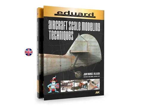 Obálka knihy AK Interactive AK130022 Aircraft Scale Models Techniques (Eduard), 256 stran