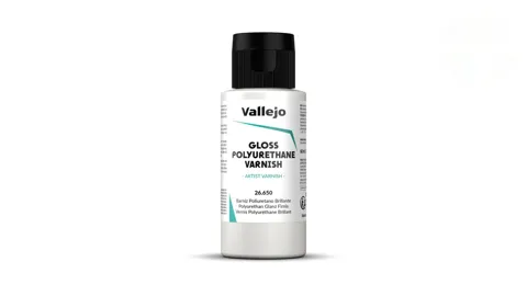 Lahvička laku Vallejo Varnish 26650 Gloss Polyurethane Varnish 60 ml