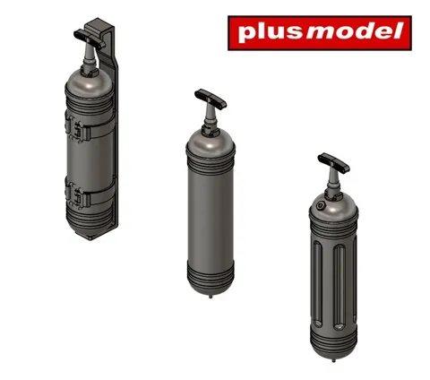 Sada 3D tištěných dílů Plus Model DP3066 americké hasicí přístroje 1/35 s obtisky