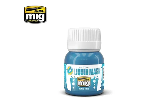 Lahvička tekutého maskování AMMO Mig A.MIG-2032 Ultra Liquid Mask 40 ml