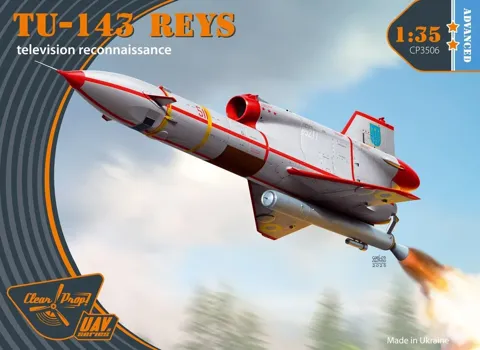 Krabice stavebnice Clear Prop CP3506 Tu-143 Reys v měřítku 1/35