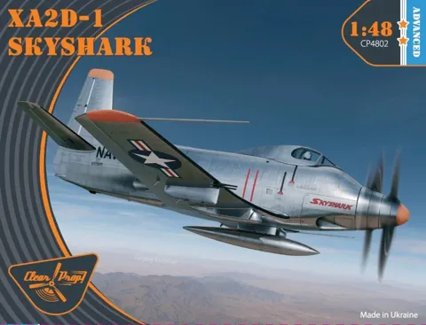 Krabice stavebnice Clear Prop CP4802 XA2D-1 Skyshark v měřítku 1/48