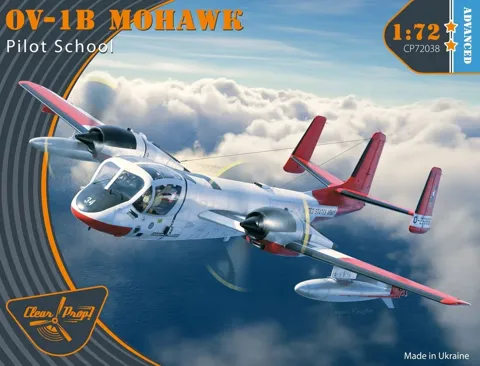 Krabice stavebnice Clear Prop CP72038 OV-1B Mohawk „Pilot School" v měřítku 1/72