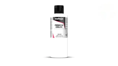 Lahev saténového laku Vallejo Premium Color 63063 Satin Varnish 200 ml