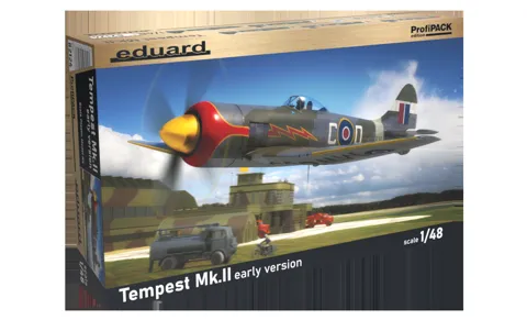Krabice stavebnice Eduard ProfiPACK 82124 Tempest Mk.II early version v měřítku 1/48